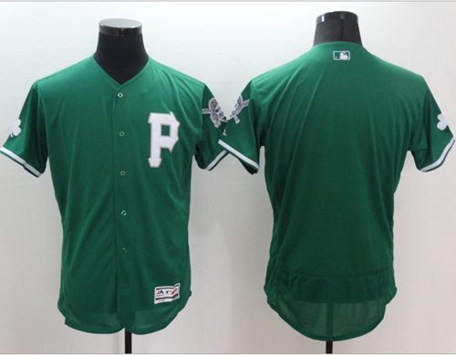 Pirates Blank Green Celtic Flexbase Authentic Collection Stitched MLB Jersey - Click Image to Close